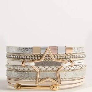 Torrid Star Braided Magnetic Bracelet NWT ✨️